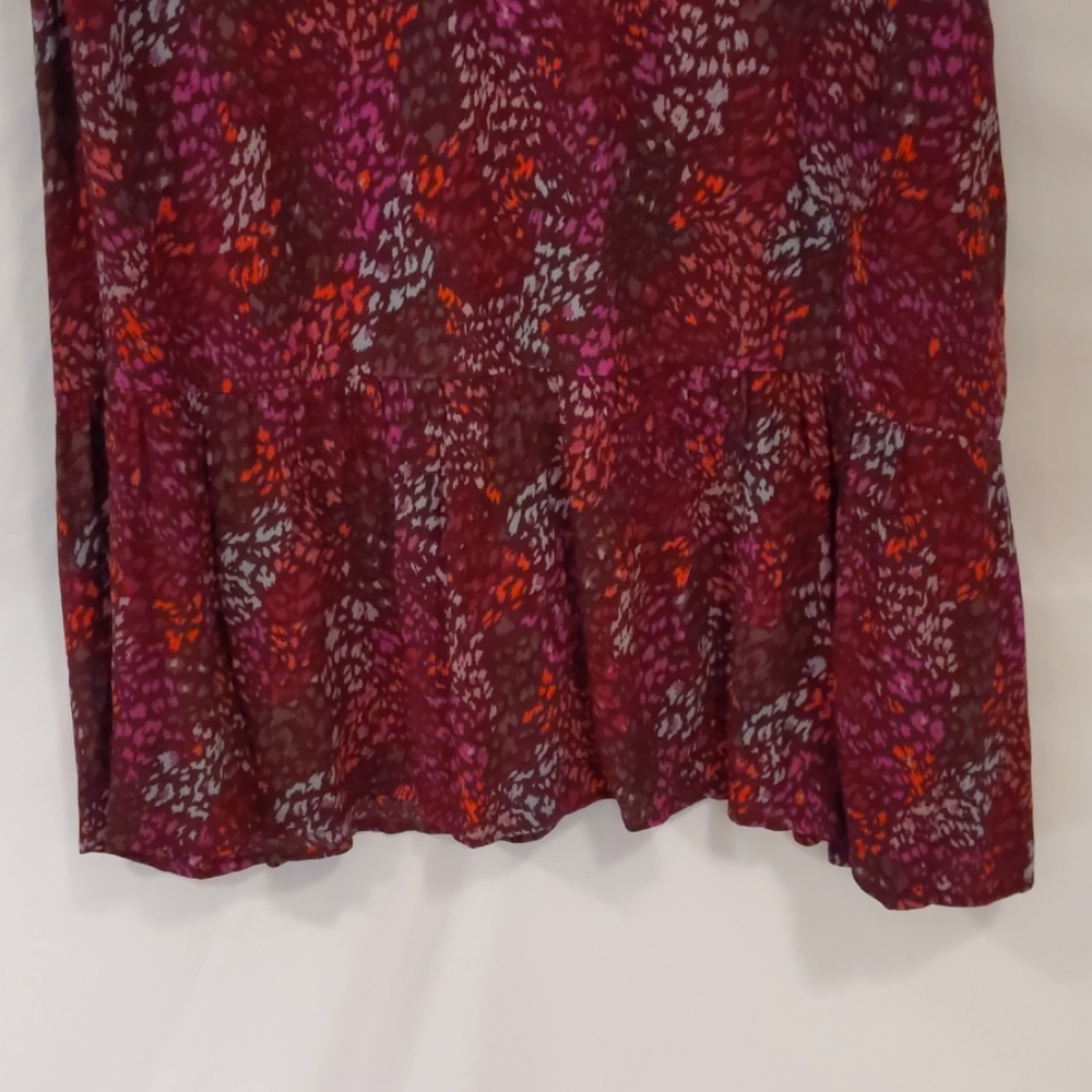 A New Day Animal Print Ruffle Shift Dress - Picture 4 of 7